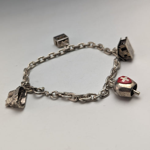 英國復古純銀魅力手鍊 19 克