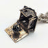 British vintage sterling silver charm bracelet 19g