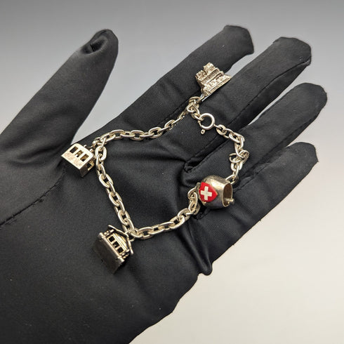 英國復古純銀魅力手鍊 19 克