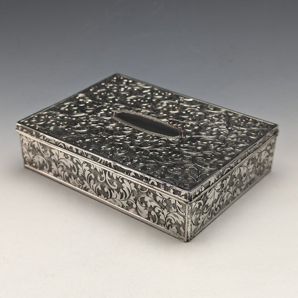 英国ヴィンテージ シルバープレート製 ジュエリーボックス 小物入れ Viners