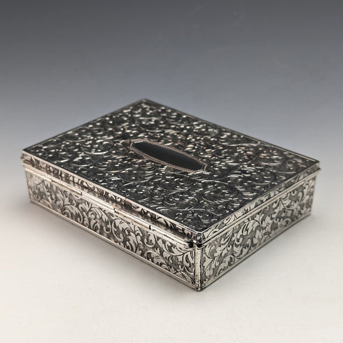 British Vintage Silver Plated Jewelry Box Accessory Viners