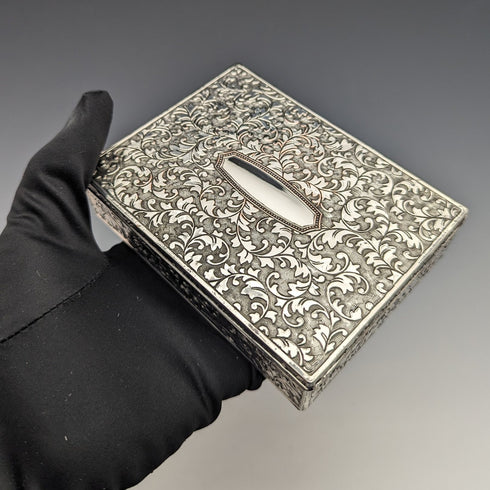 British Vintage Silver Plated Jewelry Box Accessory Viners