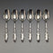 Circa 1905 US Antique Sterling Silver Tea Spoon Set of 6 150g GORHAM