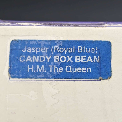 1977 Wedgwood Queen Elizabeth Jubilee Candy Box Pair Royal Blue