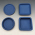 1977 Wedgwood Queen Elizabeth Jubilee Candy Box Pair Royal Blue