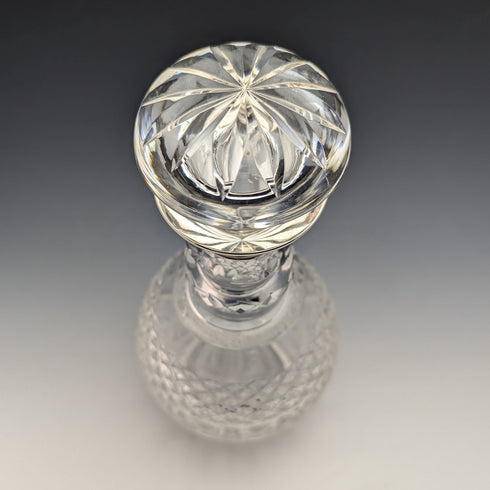 1964 英國復古純銀裝飾玻璃醒酒器 Preece & Willicombe