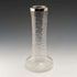 1901 British Antique Sterling Silver Decorated Etched Glass Vase Johnson Durban
