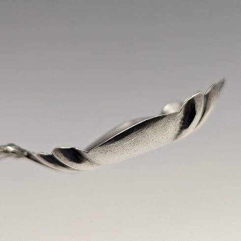 1821年 英国アンティーク 純銀製ティーキャディースプーン John Bettridge