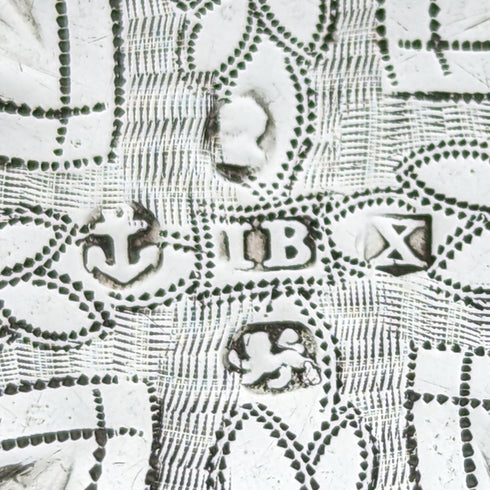 1821年 英国アンティーク 純銀製ティーキャディースプーン John Bettridge