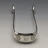 1871 British Antique Sterling Silver Sugar Tongs 41g Scotland R Stewart