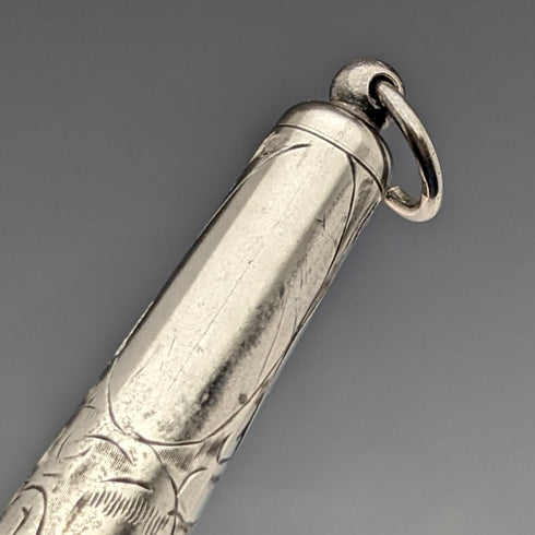 1913 British Antique Sterling Silver Needle Case FRANCIS WEBB