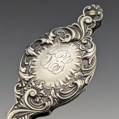 Late 19th Century American Antique Sterling Silver Roniette Portable Folding Glasses