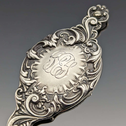 Late 19th Century American Antique Sterling Silver Roniette Portable Folding Glasses