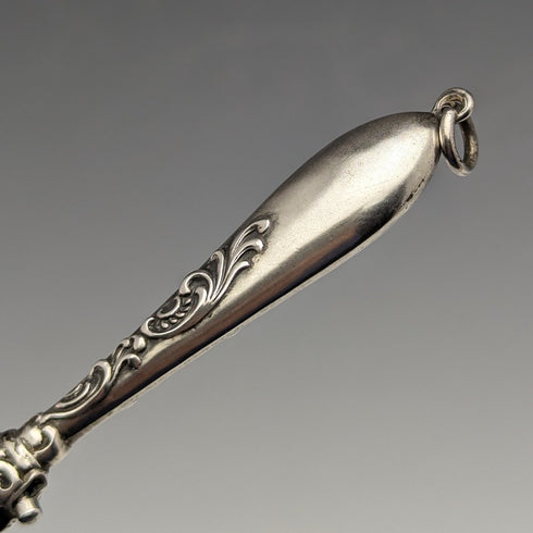 Late 19th Century American Antique Sterling Silver Roniette Portable Folding Glasses