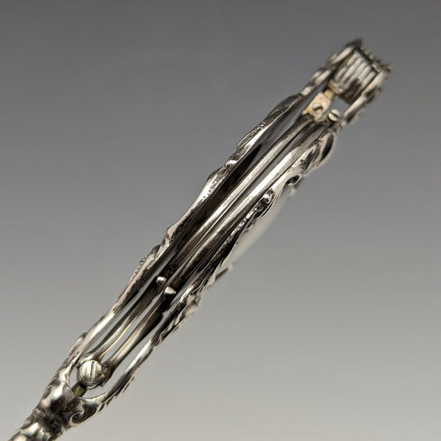 Late 19th Century American Antique Sterling Silver Roniette Portable Folding Glasses