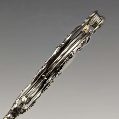 Late 19th Century American Antique Sterling Silver Roniette Portable Folding Glasses