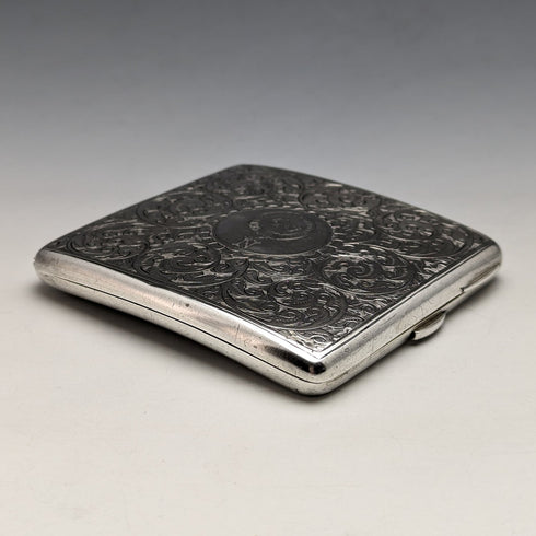 1898 年英國古董純銀煙盒 96 克 George Unite