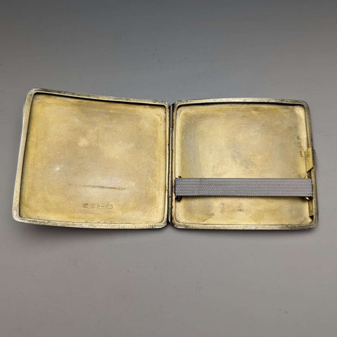 1898 British Antique Sterling Silver Cigarette Case 96g George Unite