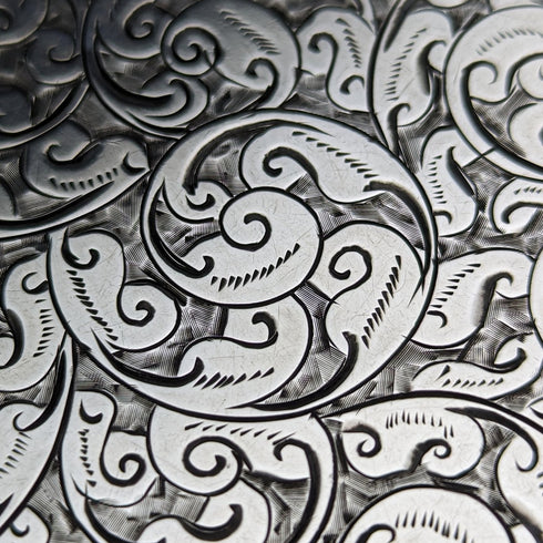 1898 年英國古董純銀煙盒 96 克 George Unite