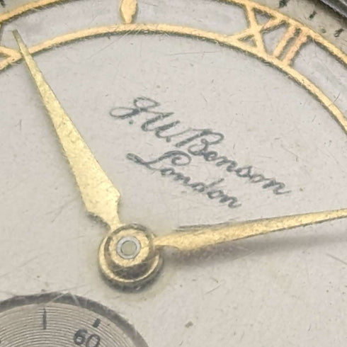 英國復古 JW Benson 手錶 SMITH 機芯 Denison 錶殼運作良好
