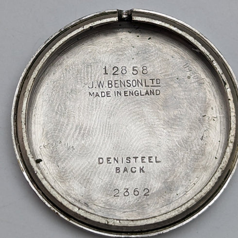 英國復古 JW Benson 手錶 SMITH 機芯 Denison 錶殼運作良好