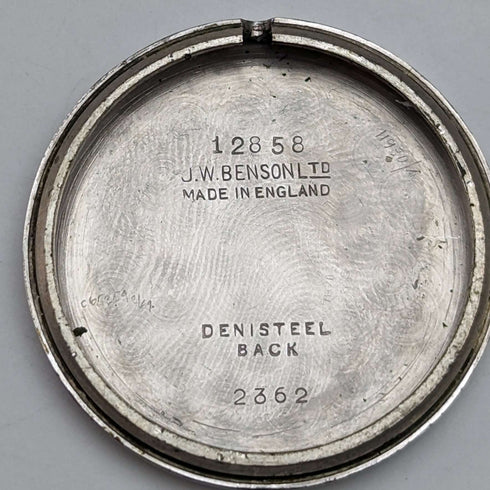 英國復古 JW Benson 手錶 SMITH 機芯 Denison 錶殼運作良好
