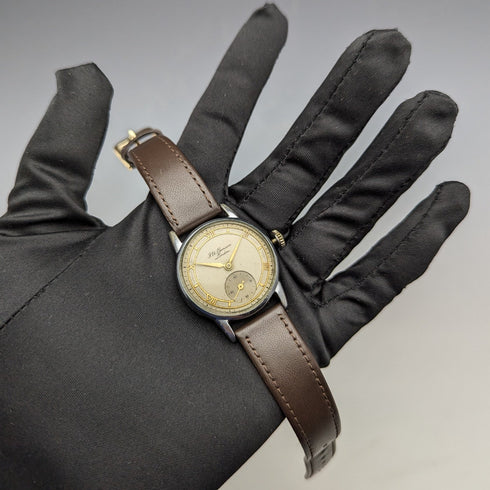 英國復古 JW Benson 手錶 SMITH 機芯 Denison 錶殼運作良好