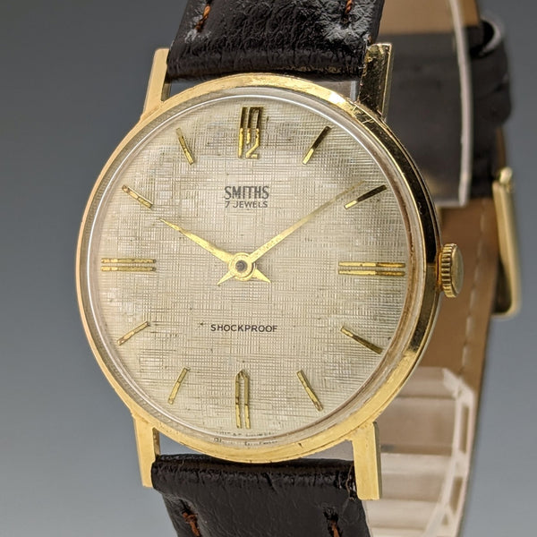 英国ヴィンテージ スミス 腕時計 SMITH キャリパー602 動作良好