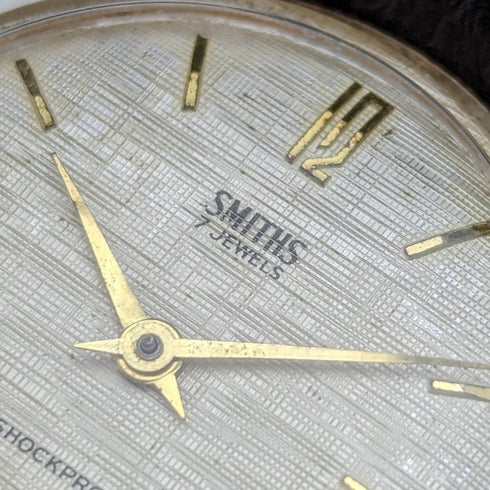 英國復古史密斯手錶 SMITH 卡尺 602 運作良好