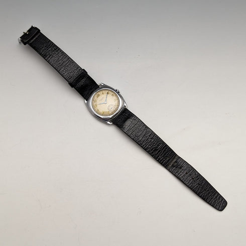 1920 年英國古董 JW Benson 手錶墊盒狀況良好