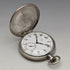 Circa 1915 Antique Omega pocket watch Silver thin hunter case Good working condition