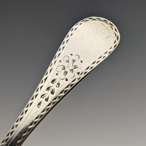 1822 年英國古董純銀茶盒湯匙製造商未知