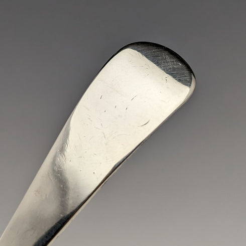 十九世紀初英國古董純銀茶葉罐湯匙(附翻譯)