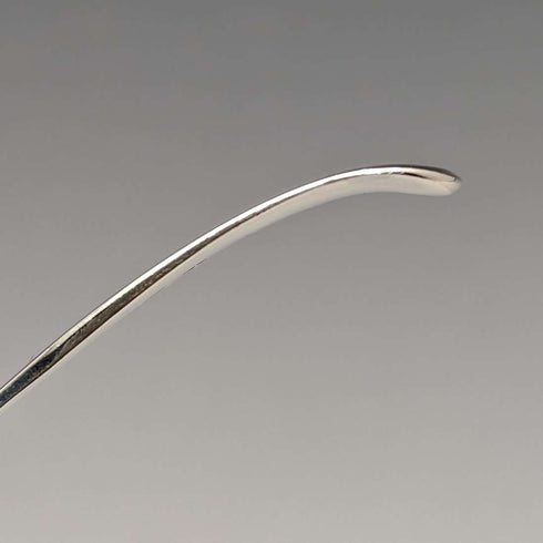 Early 19th century British antique sterling silver tea caddy spoon (with translation)