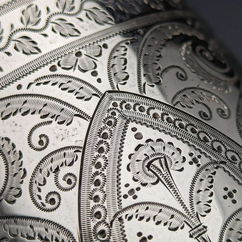 1887 British Antique Sterling Silver Mug 178g John Aldwinckle & Thomas Slater