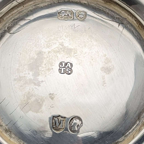 1887 British Antique Sterling Silver Mug 178g John Aldwinckle & Thomas Slater