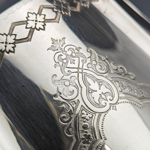 1880年頃 英国アンティーク シルバープレート製 ティーセット Fenton Bros