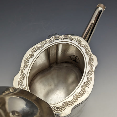 1880年頃 英国アンティーク シルバープレート製 ティーセット Fenton Bros