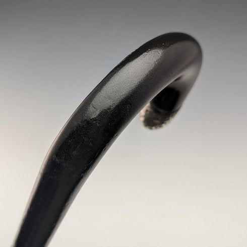 1921 年英國古董男士手杖純銀裝飾黑軸 92 厘米