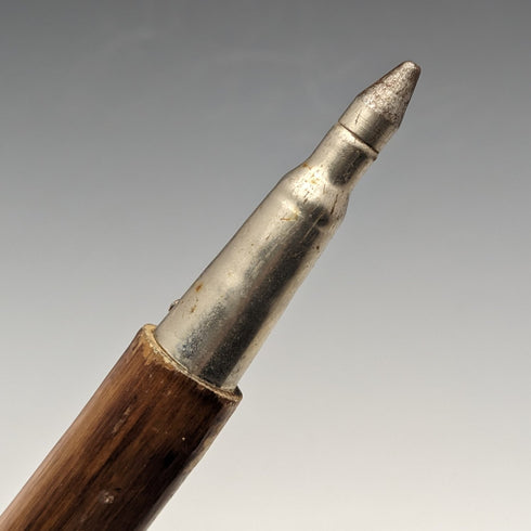 復古男式歐洲旅遊手杖棕色軸 84 厘米