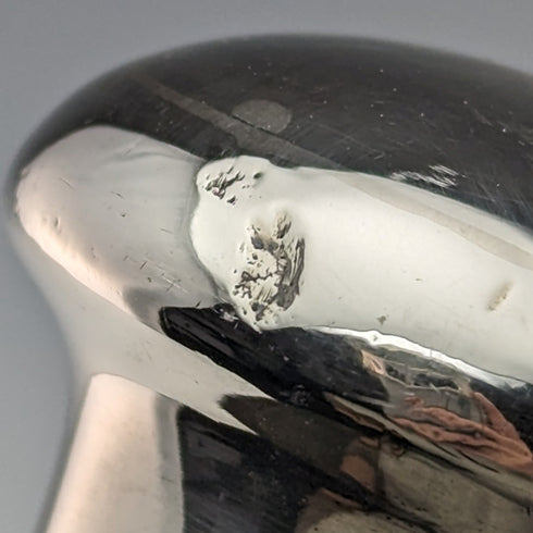 1924 年英國復古男手杖純銀圓柄黑軸 91.5 厘米