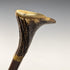 British Vintage Men's Cane Antler Handle Brown Shaft 94cm