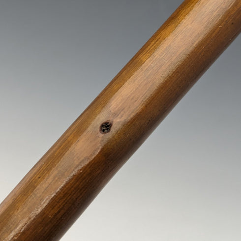 British Vintage Men's Cane Antler Handle Brown Shaft 94cm