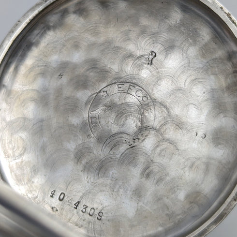 1922年頃 アンティーク ロンジン 懐中時計 銀側ハンターケース 動作良好