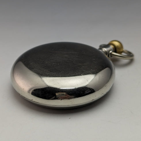 1915年頃 アンティーク オメガ 懐中時計 大型58mm 鉄道時計 動作良好