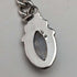 1929 British Vintage Sterling Silver Albert Chain 48g Moonstone Fob