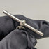 1929 British Vintage Sterling Silver Albert Chain 48g Moonstone Fob