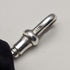 1929 British Vintage Sterling Silver Albert Chain 48g Moonstone Fob