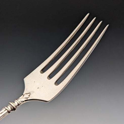 1900年頃 ドイツ製 コンチネンタルシルバー テーブルフォーク&スプーン