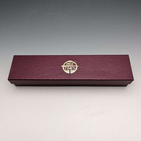 British Vintage Silver Plated Fruit Spoon Past Times Paper Box
